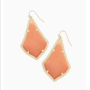 Alexandra Earrings In Coral